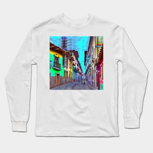 Un día en La Candelaria, Bogotá Long Sleeve T-Shirt